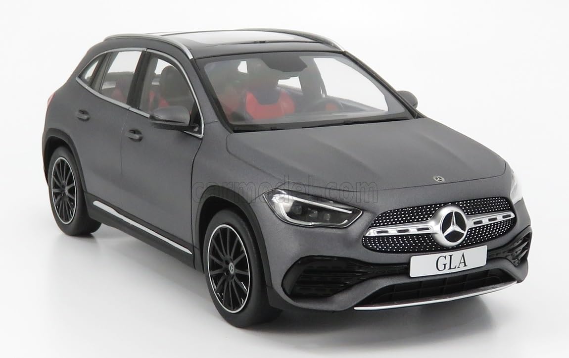 

GLA 2020 Scale Diecast Model Car Z-Models Mercedes-Benz (H247) (Mountain Gray) 1/18 сірий колір