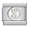 26 English A-Z Letter Name Custom Silver Color 9mm Link Charms Italian Stainless Steel Bracelet DIY Jewelry Making Hand Chain