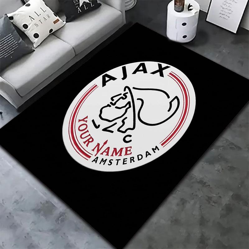 AFC Ajax Custom Name Carpet Rug for Living Room Bedroom Home Sofa Decoration,Kids Play Non-slip Floor Mat