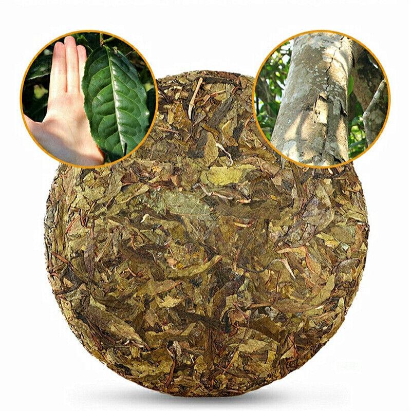 357g Jingmai Zlatý list Surový čajový koláč 2022 Yunnan Puerh Čaj