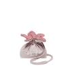 Sweet Cute Floral Drawstring Bucket Bags for Women Red Gingham Trim Kawaii Crossbody Bag Daily Pink Starry Canvas Shoulder Bag