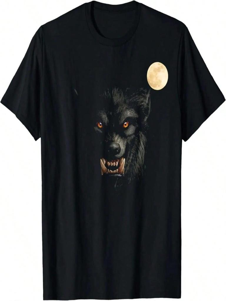 Scary Cool Halloween Werewolf Lychan Trick Or Treat Party T-Shirt