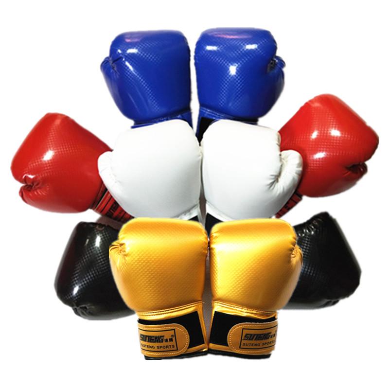 Sagitar Kids  Full Finger Boxing Gloves with Sponge Liner for Sanda Combat Training