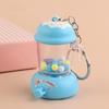 Kids Manual Juice Press Gashapon Keychain Simulation Extractor Toy with Spinning Balls Mini Backpack Charm for Boys Girls
