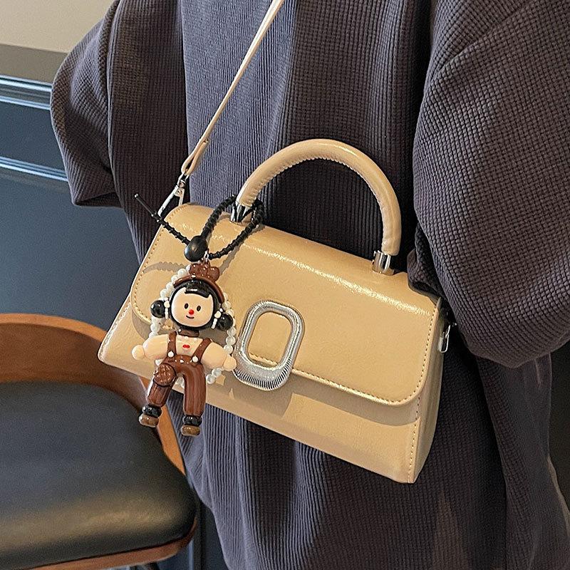 2025 New Hot-selling High-end Temperament Light Luxury Portable Small Square Bag Women's Versatile Fashion Simple Wind Messenger Bag