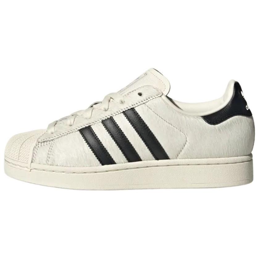 

adidas Superstar 2 Off White Pony Hair Женские Кроссовки Кремовый Основной Черный JQ7418 37⅓