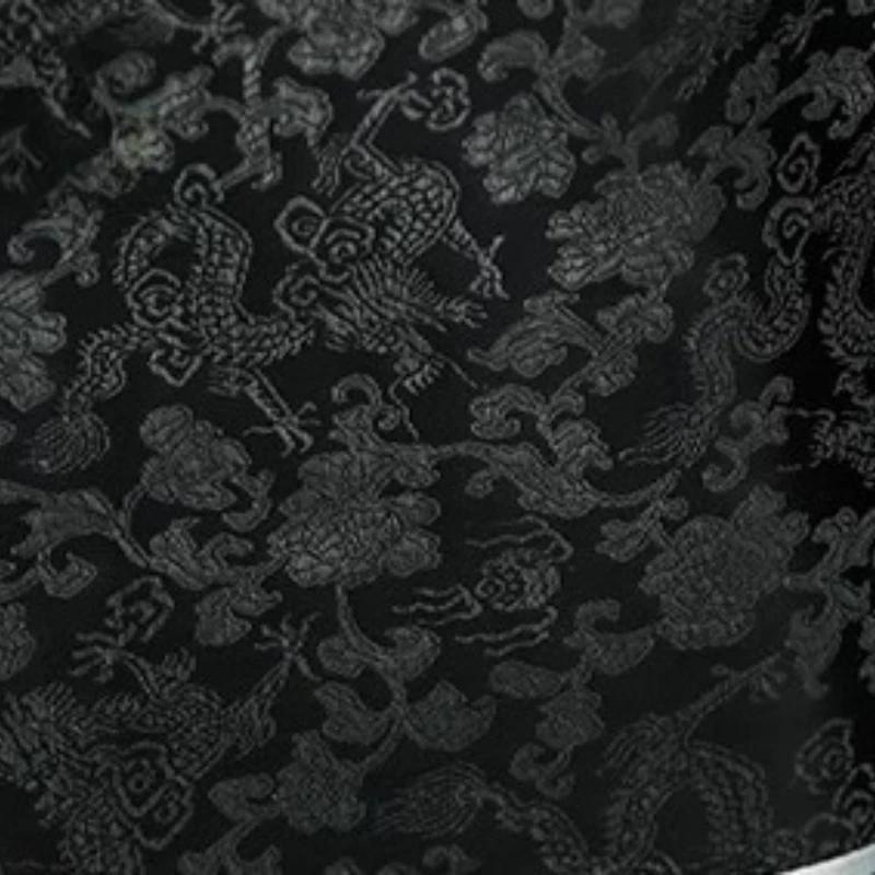 Wide 90cm Dragon Pattern Series of Brocade Fabric for Ancient Hanfu Cosplay Kimono Tang Suit Cheongsam and Silk Brocade Clothing