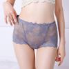 Büyük boy Külot Seksi Dantel külot Büyük boy Hollow out Pamuk kasık külot Yüksek bel erkek şort