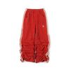 X Avavav Πλισέ Παντελόνι Φόρμας Σφηκωτό Power Red Unisex Κάτω Ρούχα JP4852