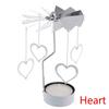 Metal Rotary Candle Holder Light Carousel Stand Tea rollingHome Christmas