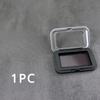 1Pc Black Magnetic Sewing Needle Storage Box, Durable Stainless Steel Case with Clear Window, Organizer for Craft Supplies
