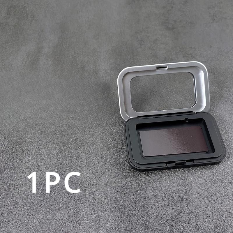 

1Pc Black Magnetic Sewing Needle Storage Box, Durable Stainless Steel Case with Clear Window, Organizer for Craft Supplies