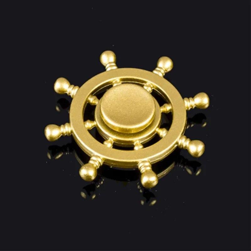 Rainbow Metal Hand Spinner Focus Toy Fidget Spinner R188 Electroplate Hybrid Bearing Toys for Children