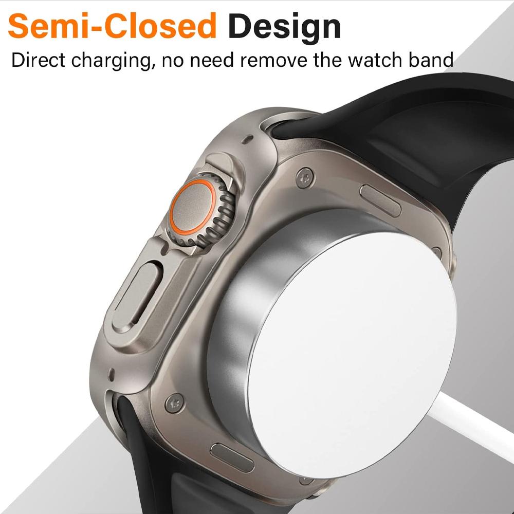 Glass+case For Apple Watch Ultra 2 3 49mm smartwatch PC Bumper+Screen Protector Tempered Cover iwatch series band Accessories