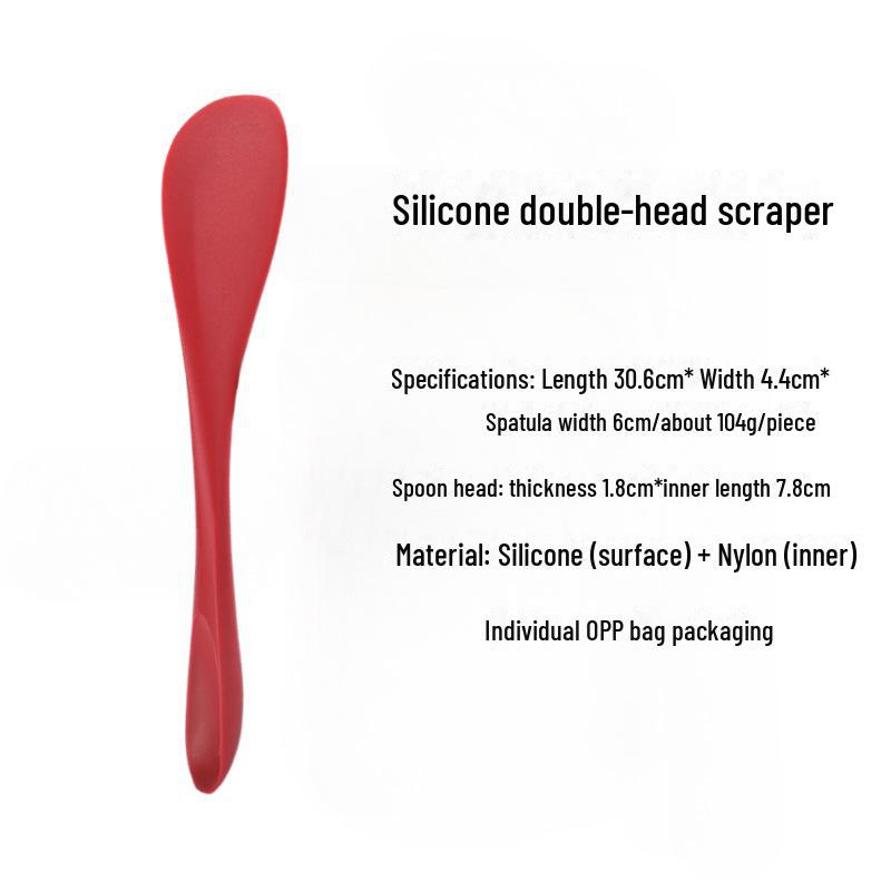 

Силиконовый двухсторонний шпатель и скребок, пищевой, термостойкий Standard