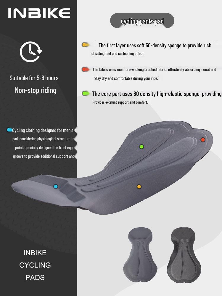 INBIKE25 Men's Cycling Shorts - Spring/Summer Breathable, Sweat-wicking Road Bike Shorts