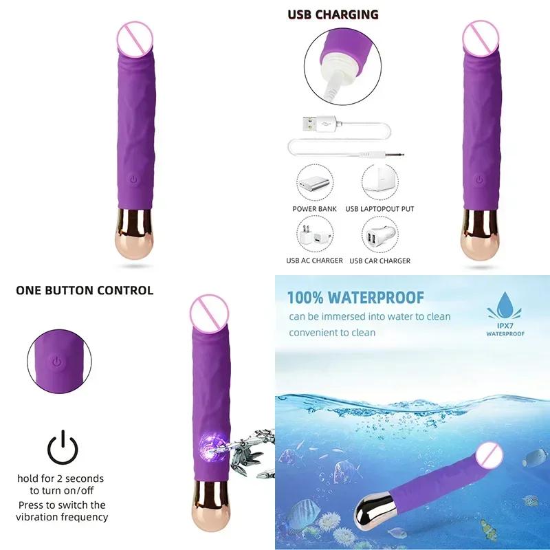 Telescopic Remote Control Vibrator Fetish Dildo Male Bd Toys Female Clitoris Sextouse Tricks Prostate Massage Anal Tail Toys