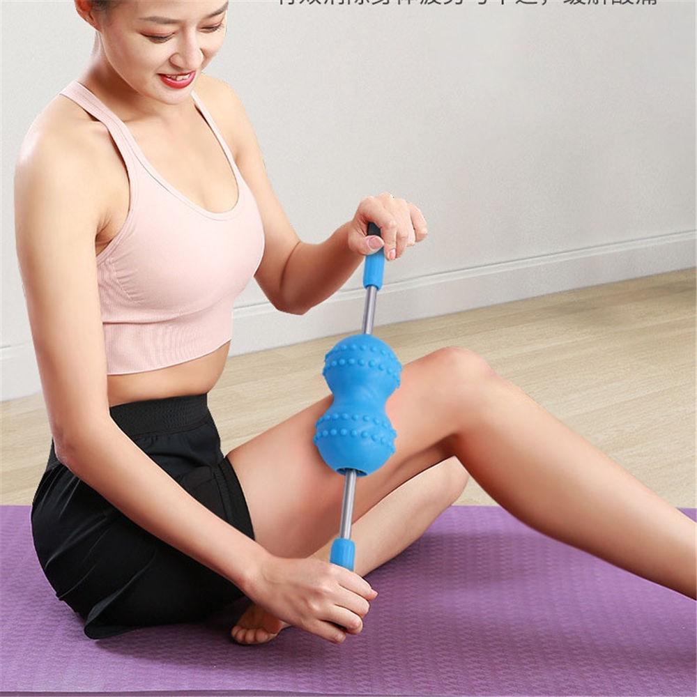 Cervical Massage Meridian Massager Stick Yoga Massage Roller for Spine Back Massager Back Scratcher Comb for Back Neck Relax