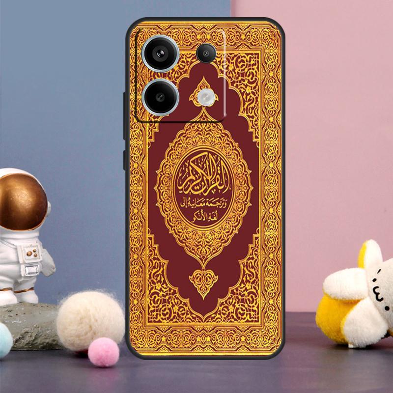Holy Quran Arabic Case For Xiaomi Redmi Note 14 13 9 10 11 12 15 Pro Plus Redmi 15 15C 14C 10C 12C 13C Cover