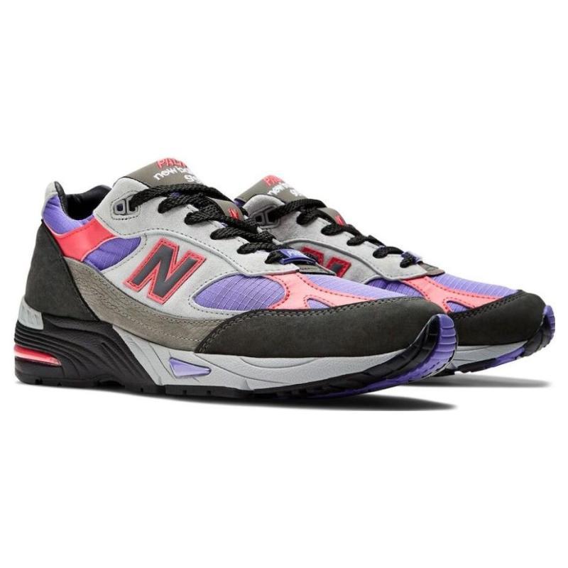 New Balance Palace X New Balance 991 Made In England 'Black Ultra Violet' Sneakers M991PLE