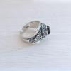Used USED No. 14: U.S.NAVY Military Ring SV925 Silver