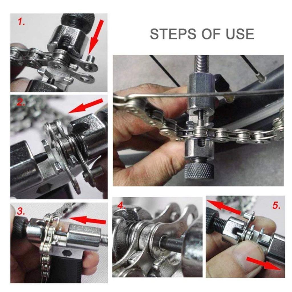 ZHIQIU Chain Cutter Bicycle Repair Tool [1-11 Speed Compatible]