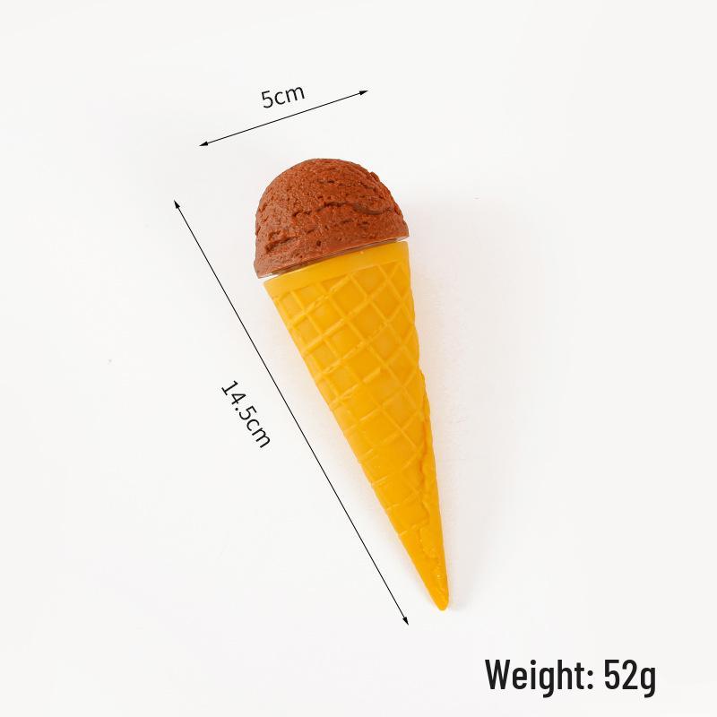 PVC Simulation Cream Ice Cream Toy - DIY Handmade Dessert Shop Display & Photography Prop.