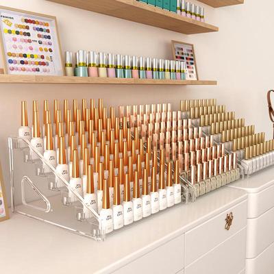 Acrylic Desktop Cosmetic Organizer: Nail Polish, Perfume, Lipstick, Exquisite Display Rack.