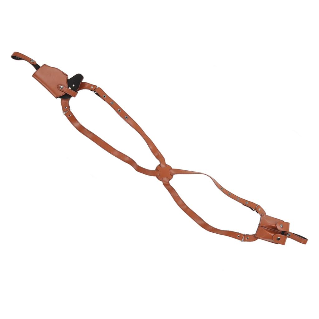 Left Right Hand Shoulder Shooting Tool Bag PU Leather Double Shoulder Shooting Tool Holder Hunting Accessories