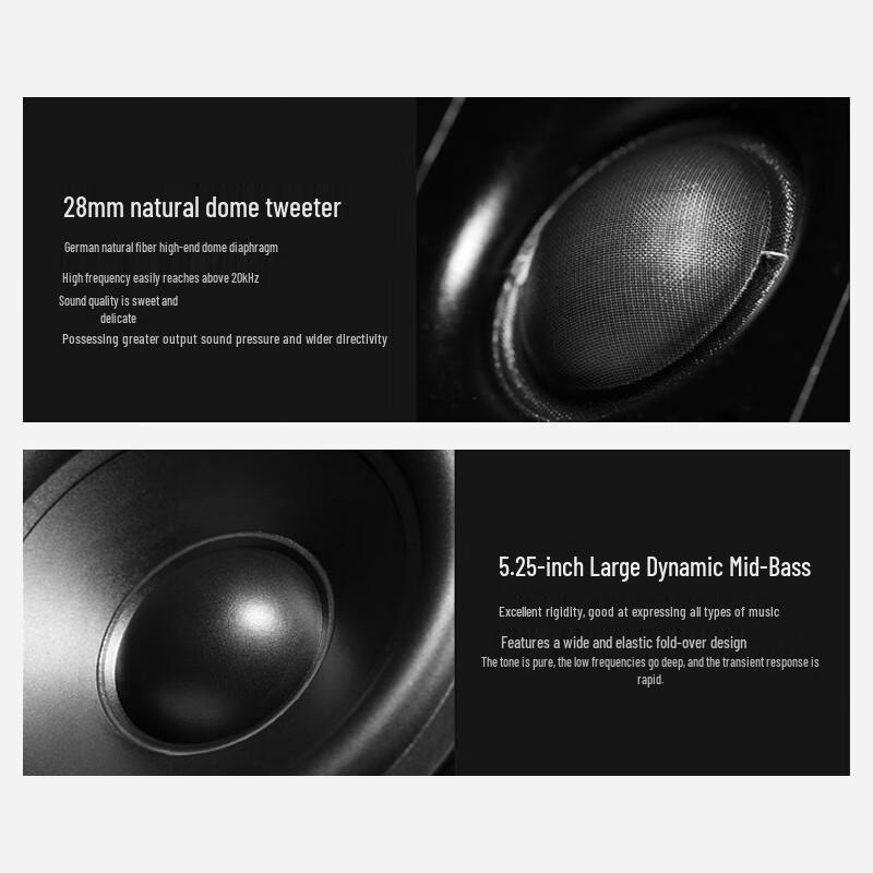 HiVi M200 Series 2.0 Channel Bluetooth HiFi Active Speakers