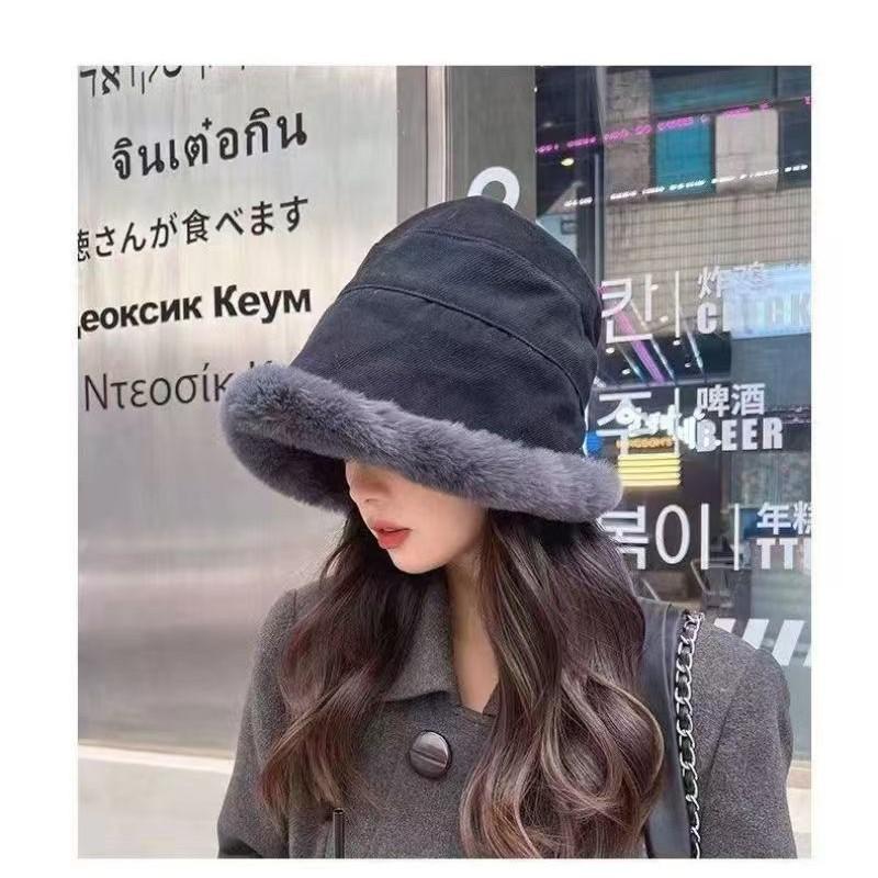 Winter plush fisherman's hat children's Mongolian hat, ear protector, bald hat, warm plush thickened stack hat, cold proof