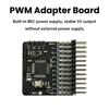 DC 5V CRSF to PWM 12-Channel Converter PWM Adapter Board RC Model Receiver Signal Converter With Signal Indicator