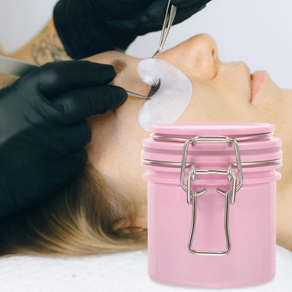 Eyelash Extension Container Leak Proof Lash Glue Storage Jar Large Capacity Compact Lash Holder Case for Eyelash Extension