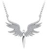 New Creativity Angel Wings Unique Design Pendant Necklace Classic Accessories All-match Personality Clavicle Chain Charm Jewerly