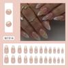24pcs Long Almond Fake Nails French Nail Tips Manicure Press On Nails  DIY