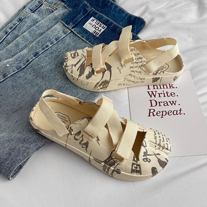 

Новые весенние и осенние мужские и женские шлепанцы студенческие корейские тапочки пара тапочек Doudou обувь пара нескользящая большая обувь 43-44 серый