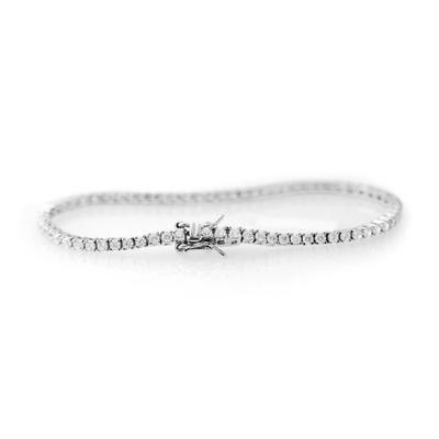 River Bracelet - LOVA LOLA VAN DER KEEN - 925 Sterling Silver - Zirconium Oxide - 18 Cm - Women