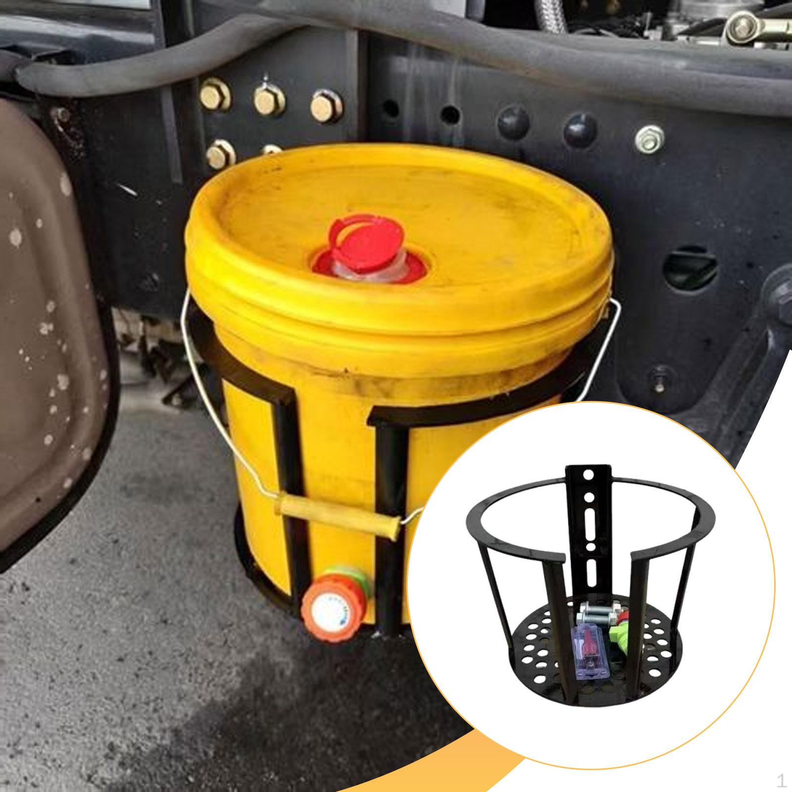 

Water Mount Rack Bucket Holder Multifunctional Accessories Stable Black Portable 10L Vehicle