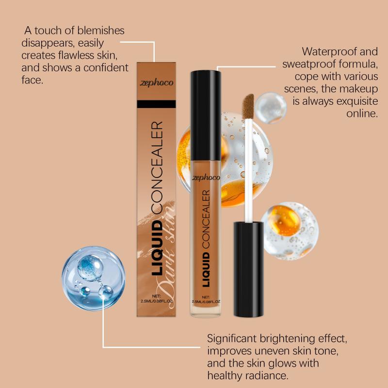 Liquid Concealer Matte High Coverage Waterproof Oil Control Moisturizing Long Lasting Concealer Professional Face Makeup
