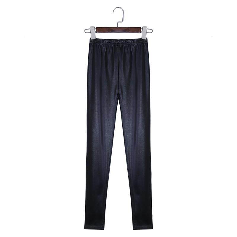 

Модные женские брюки сексуальные тонкие эластичные леггинсы мягкие обтягивающие брюки S чёрный