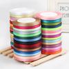 22 Meters/Roll 10 Mm Silk Satin Ribbons Christmas Halloween Birthday Party Gift Wrapping Ribbons Diy Handmade Crafts Material