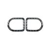 2Pcs Carbon Fiber Interior Door Lock P Cover Trim For Ford Mustang 2005-2009
