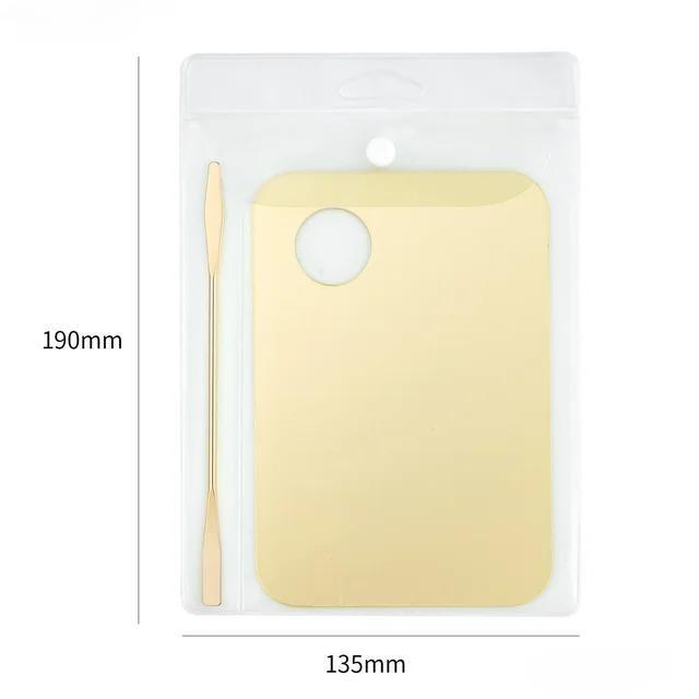 Makeup Mixing Palette Acrylic Cosmetic Foundation Mixer Palette with Spatula Mixing Foundation Eyeshadow Nail Art Beauty Tools