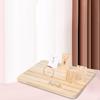 Earring Display Stand Large Capacity Jewelry Showcase Racks Card Props for Shop Home Using