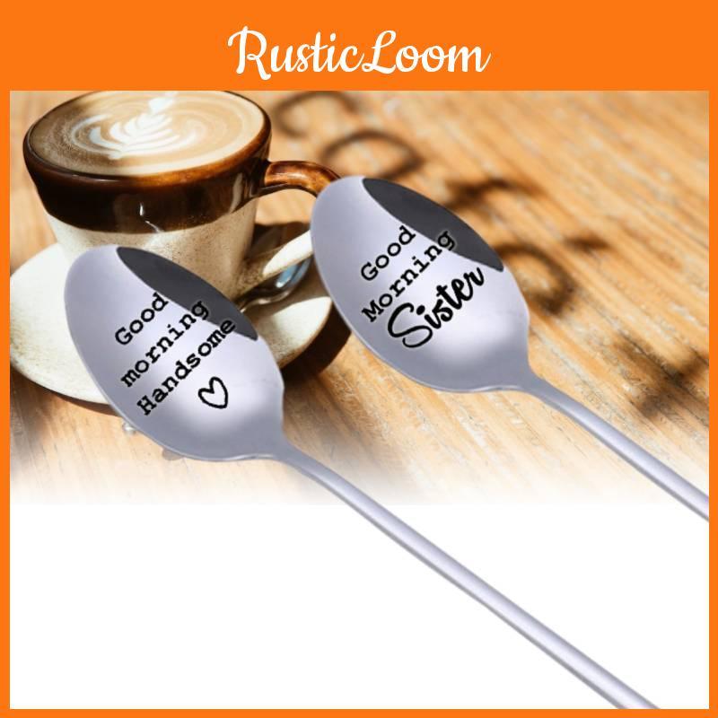 Beautifully Crafted Stainless Steel Ice Spoon With Engraved Design Great Gift For Weddings And Anniversaries