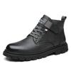 2025 autumn and winter new men's Martin boots velvet warm snow boots tooling big head casual shoes warm shoes 6502