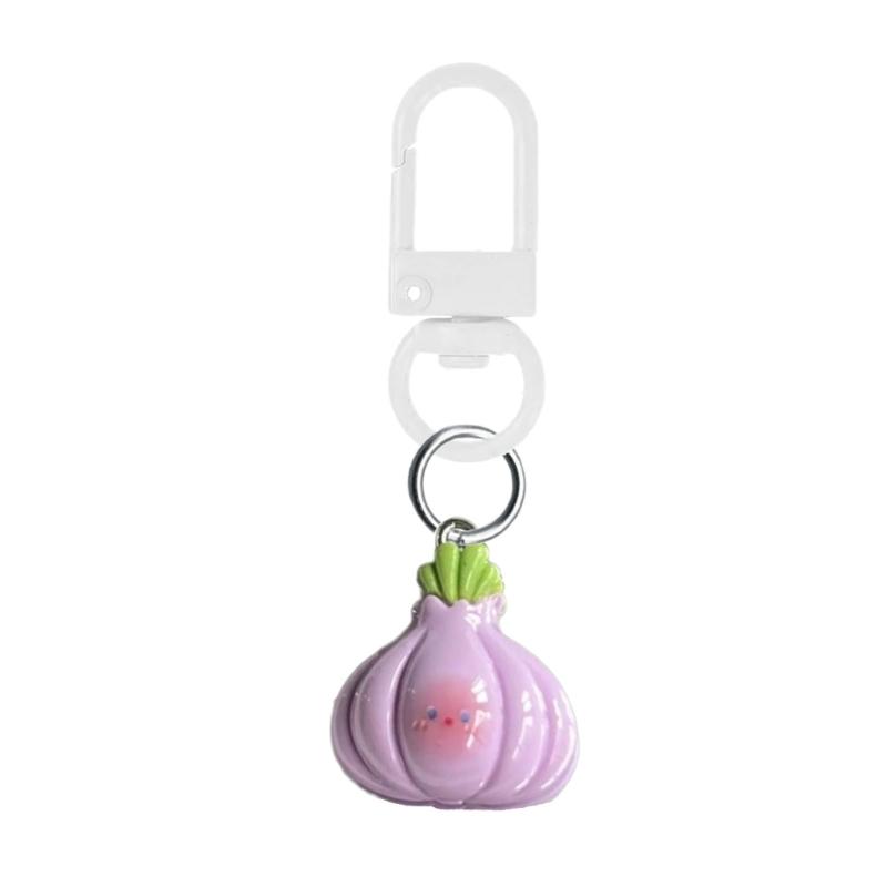 Sturdy Resin Vegetable Keychain Fashionable Phone Chain Decoration For Girls Gift Giving