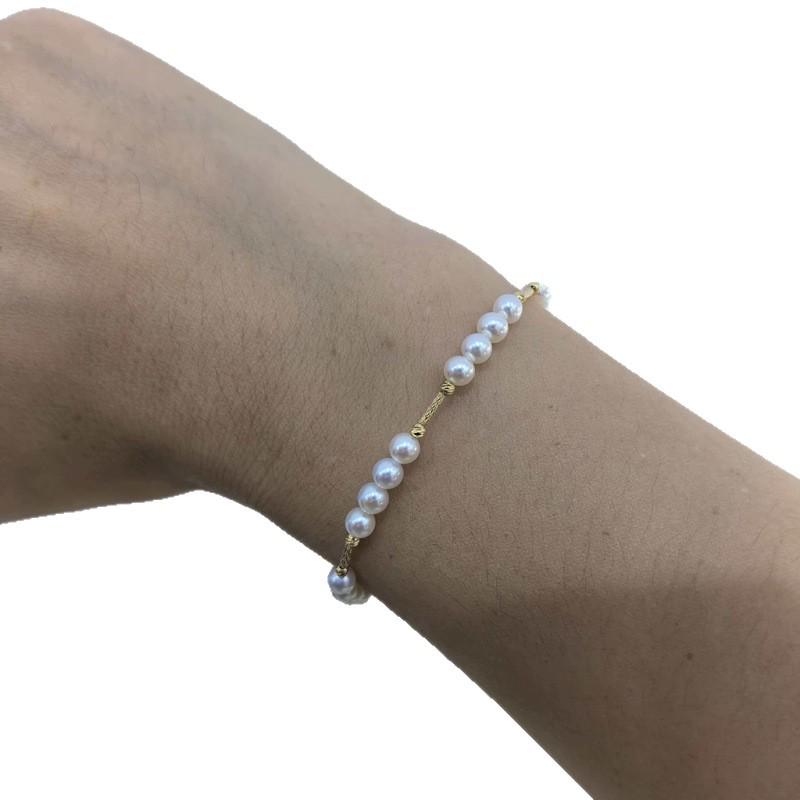 Zhuji Exquisite Freshwater Pearl Bracelet for Women - Luxurious, Versatile & High-End Baby Pearl Chain Jewelry