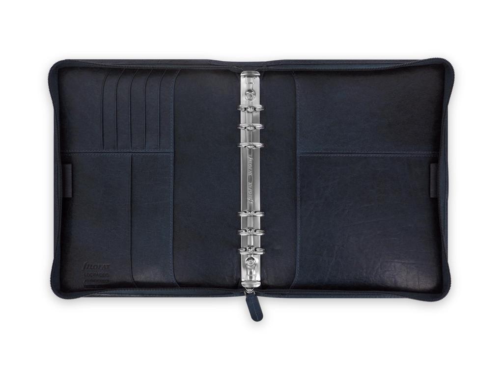 Filofax A5 Lockwood Zip navy organizer