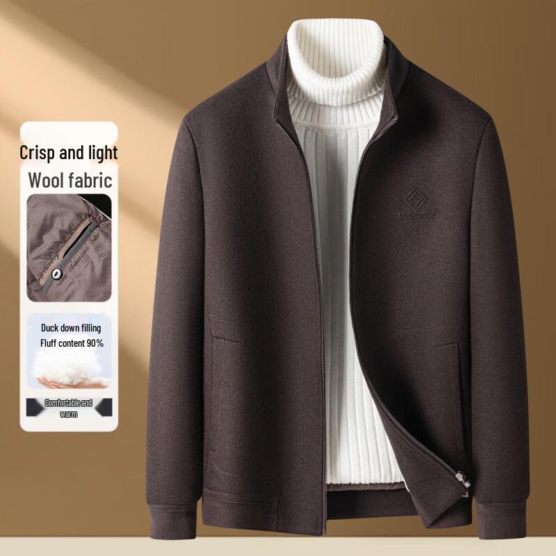 FAPAI.EC Men s Down Wool Blend Jacket 3XL 56(190/104A)